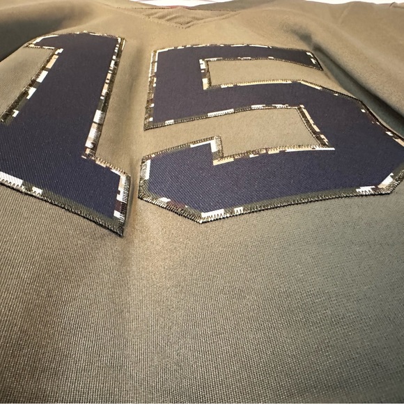 Men’s OD green, size medium, unbranded Patrick Mahomes jersey- #15. - Picture 2 of 4